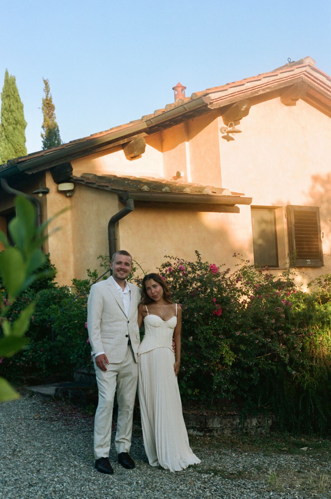 Bride by a sunlit window