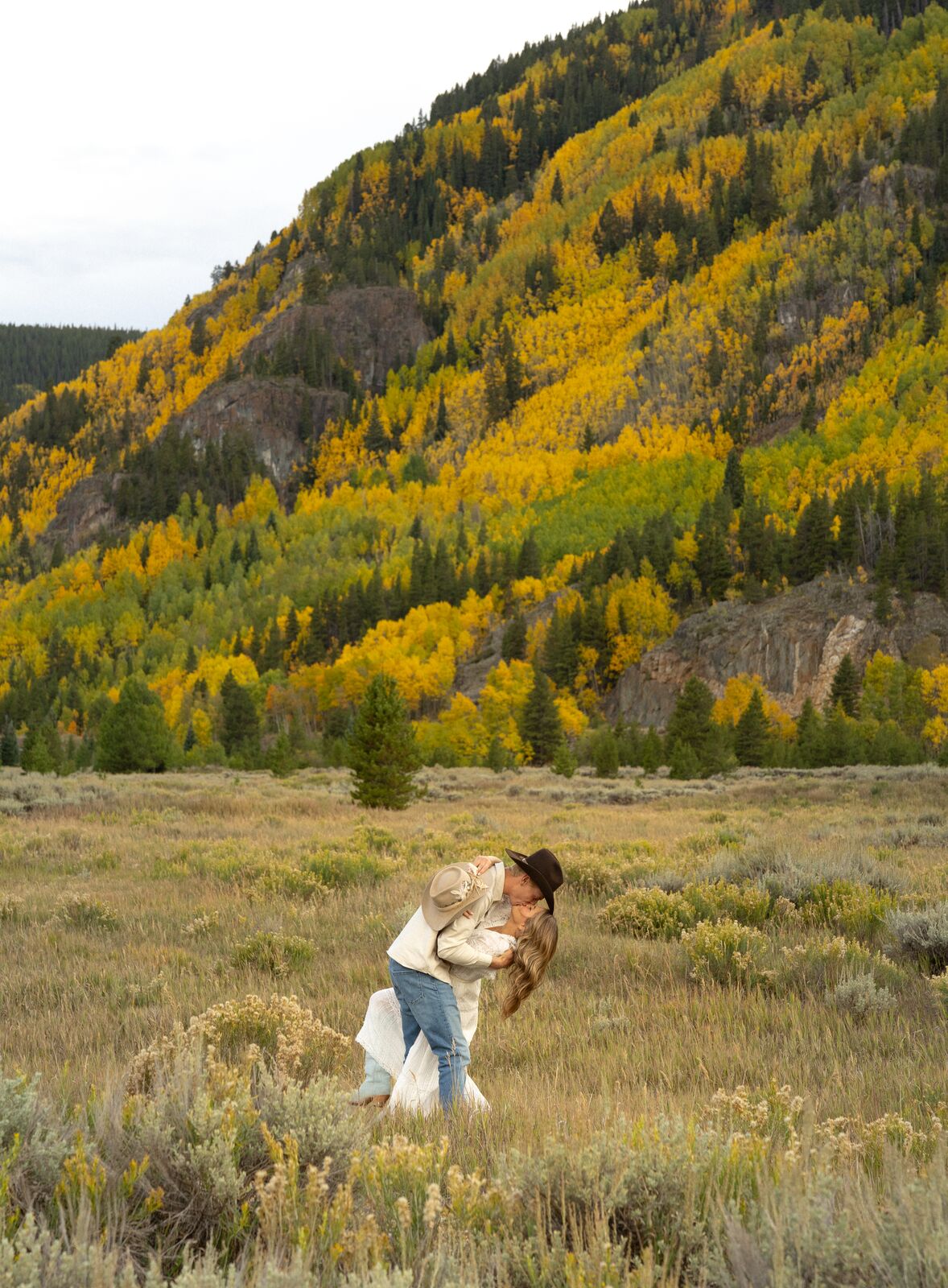 Shannon & Will — an aspen valley in fall color
